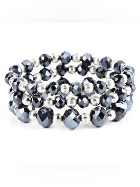 Paparazzi Eiffel Tower Tryst-Bracelet Navy Blue